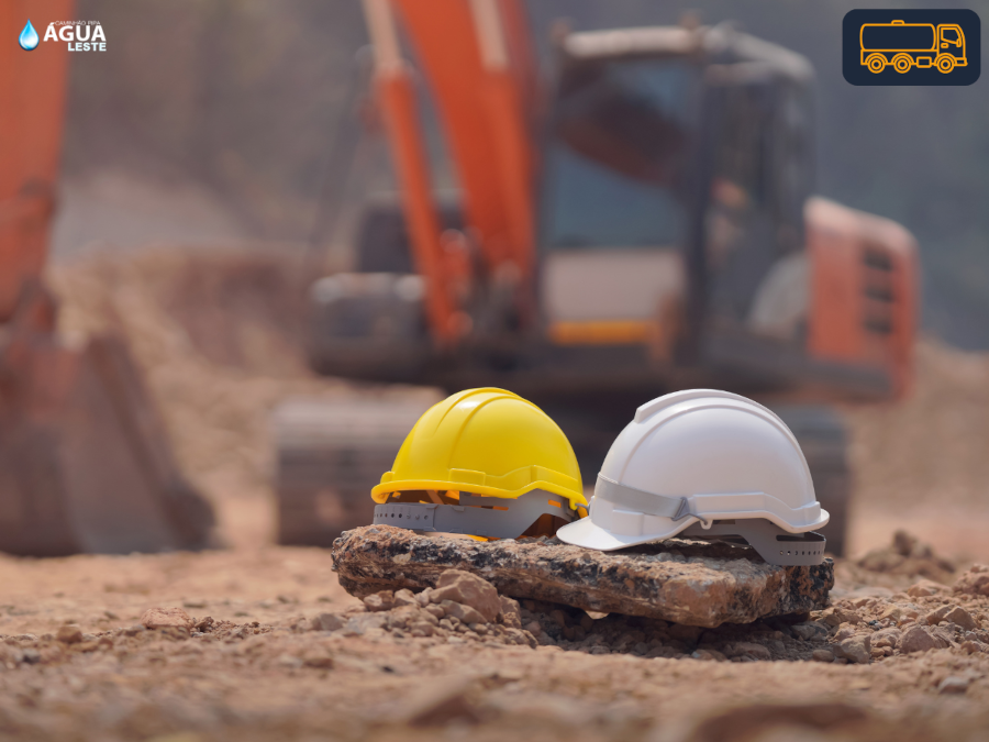 Caminhão pipa para obras
